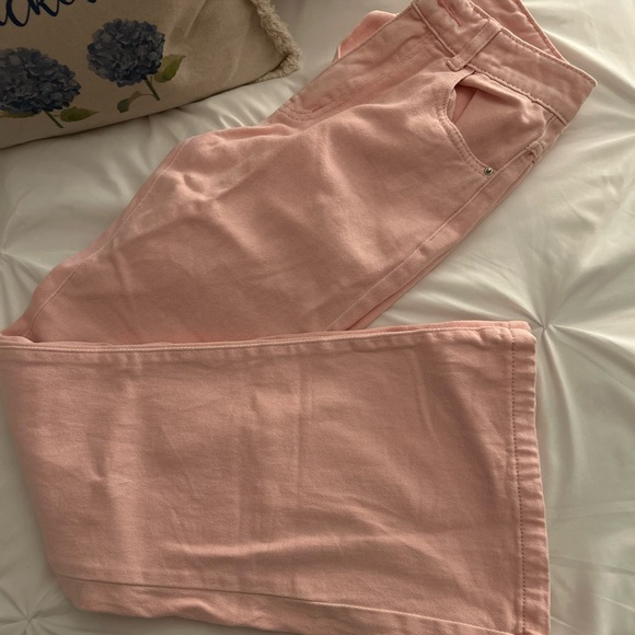 BRAND NEW !! Princess polly pink flare jeans - Picture 3 of 4